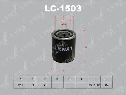 Фильтр масляный подходит для GAZ Volga 3102-10GazelSobolUAZ (дв.405406408) LC-1503